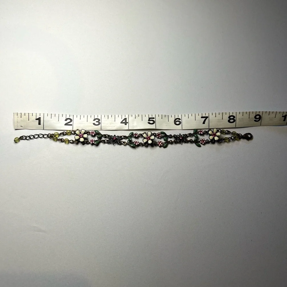 Vintage Nina Ricci Flower Bracelet - Picture 6 of 11